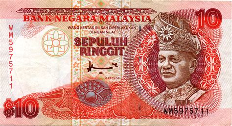 Malaysian ringgit to pakistan rupee has increased today myr to pkr exchange rate is 38.90. 10 Ringgit - Malaysia - Numista