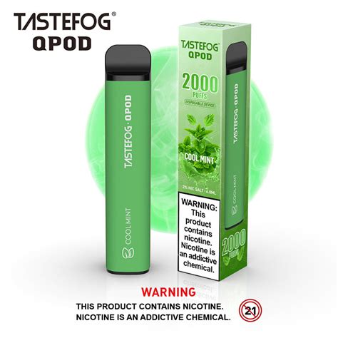 Zbood Customize Tastefog Qpod Crystal PRO Max Lana Yoozes Atomizer E Zigarette Desechable