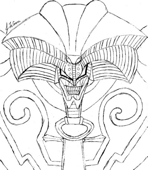 Yu Gi Oh Exodia Card Coloring Pages Coloring Pages