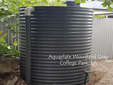Aquaplate Rainwater Tank Woodland Gray H2o Rainwater Tanks Adelaide