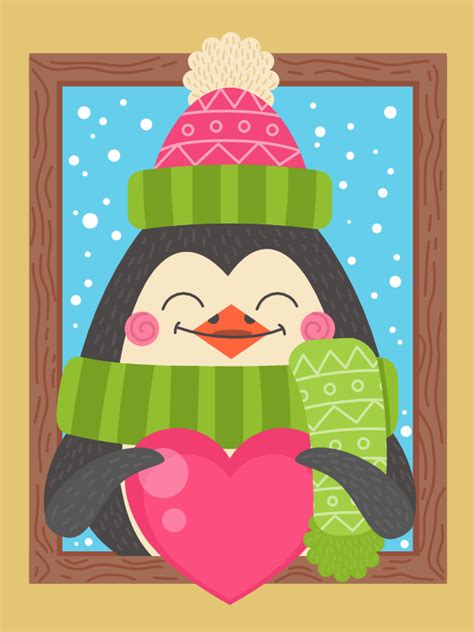 How to Create a Cartoon Penguin Winter Illustration in Affinity Designer