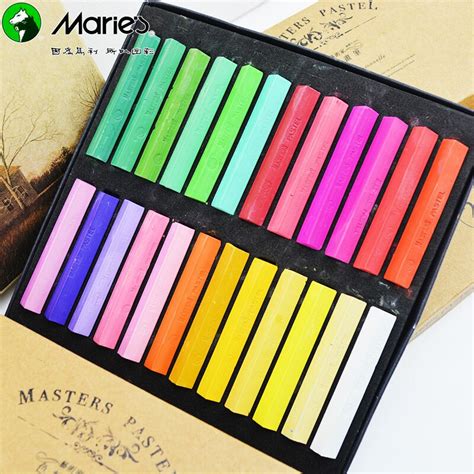 Hotsale 24pcsset Assorted Colors Soft Chalk Pastels Set For Art