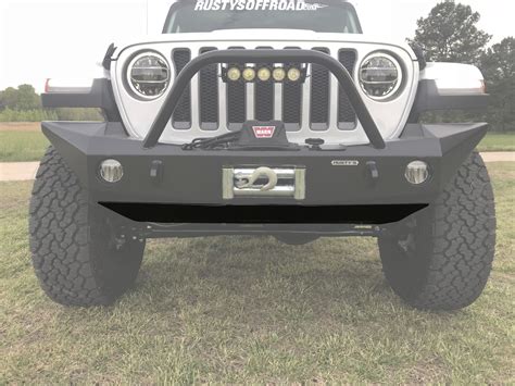 Rustys Offroad Rjb 9920 Jl Front Bumper Lower Skid Plate For 18 20