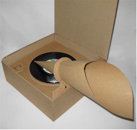 Cardboard Record Player Embletree