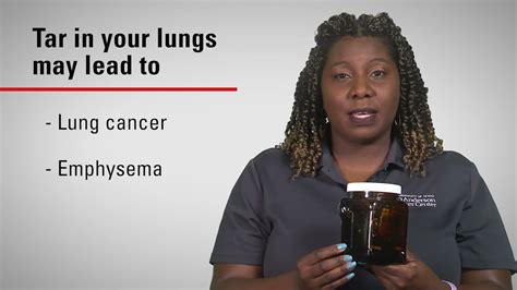 How Smoking Puts Tar Into Your Lungs And Damages Them Youtube