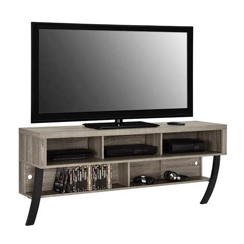 Dorel Asher Wall Mounted 135 Lb Capacity 5 Shelf Tv Stand For 65 Inch