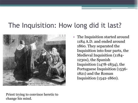 Ppt Inquisition An Exciting Presentation Powerpoint Presentation