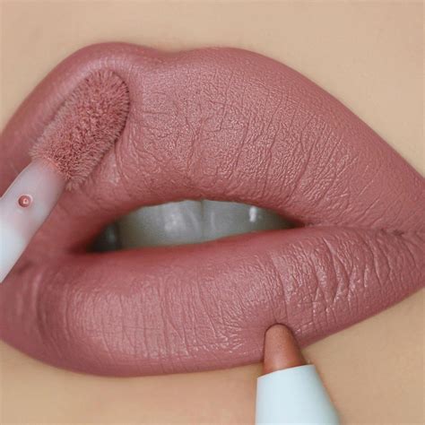 Perfect Mauve Lip Combo Using What Happens At Brunch Lip Bundle