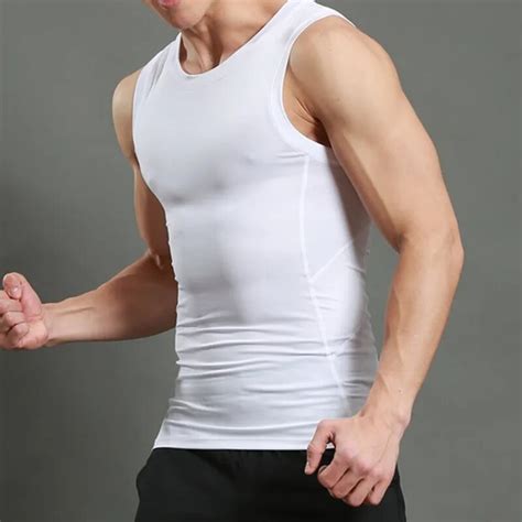 Calofe Men Sports Tank Top Fitness Running Vests Men Muscle Gym Workout