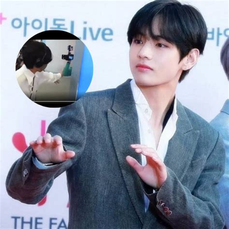 Bts V Aka Kim Taehyung Wins Hearts By Saving A Female Reporter From