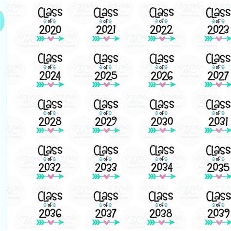 Class Of 2029 Svg Graduation Svg End Of School Year Etsy