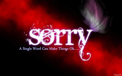 Anime Sorry Love Quote Wallpapers Wallpaper Cave