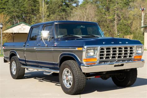 1979 Ford F 250 Xlt Ranger Crew Cab 4x4 5 Speed For Sale On Bat