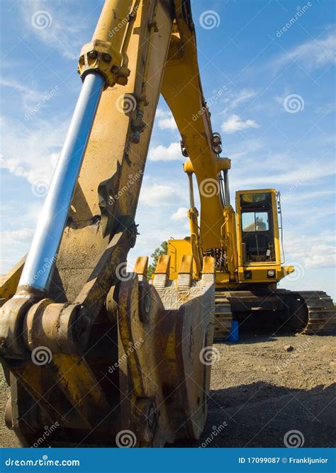 Heavy Duty Construction Equipment Stock Image Image Of Excavator