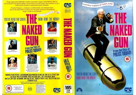 Naked Gun The From The Files Of Police Squad On CIC Video United Kingdom Betamax VHS