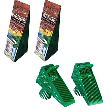 The Gutter Wedge Downspout 4 Pack Leaftwig Blocker Drain Screen