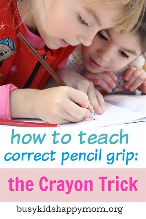 How To Hold A Pencil Pencil Grip Trick Business For Kids