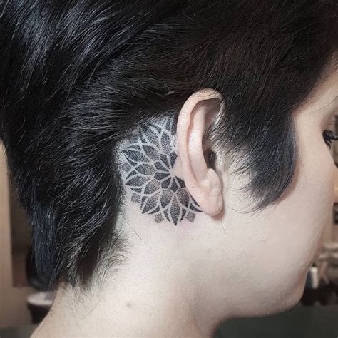 Ear tattoos are usually for men and women who wish to look cool, and for those who are not afraid of showing off their tattoos on an everyday basis. 145+ Pretty Behind the Ear Tattoos That Will Please You
