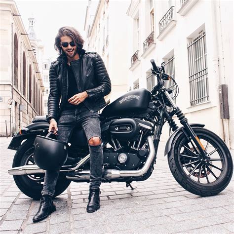Hot Instagrammer Iamrenanpacheco In Leather Roupa De Motocicleta