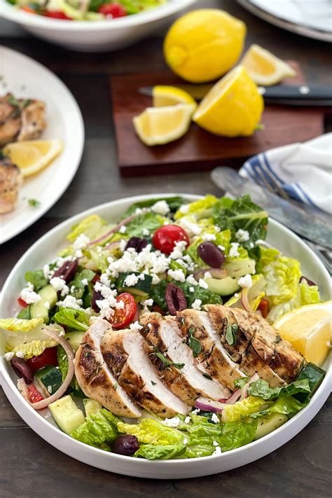 Greek Chicken Salad Thecookful
