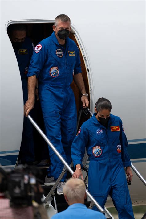 Esa Crew 7 Arrives At Kennedy Space Center