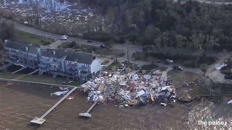 Aerial Video Of Pensacolas Tornado Damage The Pulse