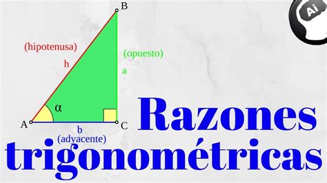 Calcular Las 6 Razones Trigonométricas En Un Triángulo Rectángulo Youtube