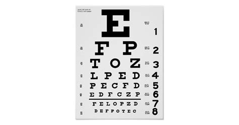 Printable Eye Chart Print Free 2020 Eyechart Make Your Own Eye Chart