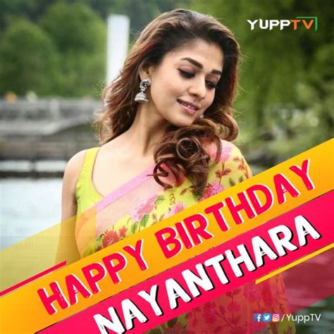 Nayanthara Very Happy Birthday Film Industry Celebrities
