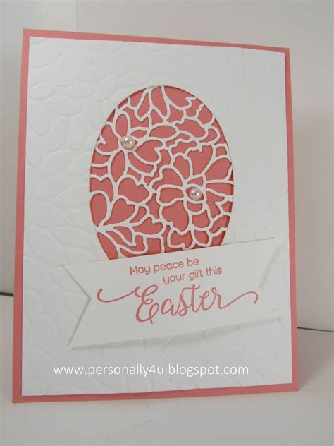 We are all using current stampin' up! Personally Yours: March Stampin Class Easter Cards