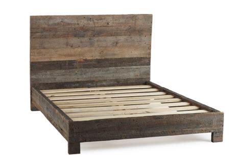 Coyuchi Hand Crafted Bed Frames And Headboards Rustic Wood Bed Frame