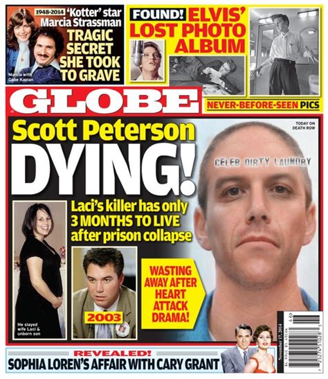 Globe Scott Peterson Dying On Death Row Lacis Killer