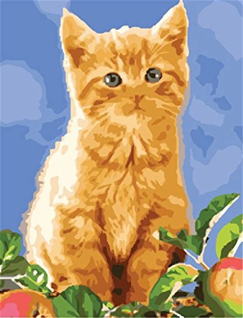 Komking paint by numbers for adults, diy painting paint by numbers kits on canvas, magic cat 16x20inch. Cat Paint By Number Kits Puurrrfect for all You Cat Lovers ...
