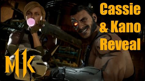 Mortal Kombat 11 Cassie Cage And Kano Reveal Trailer Youtube