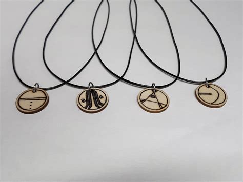 Luke Hemmings 5 Seconds Of Summer Band Symbols Necklace 5sos Etsy