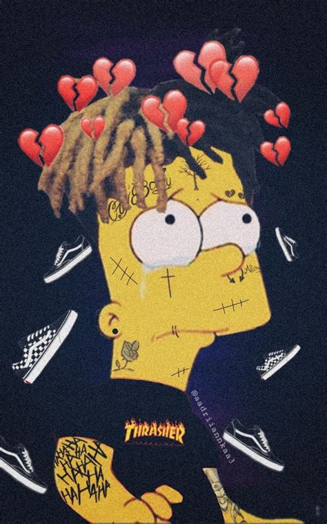 Sad bart simpson lockscreen, hd png download. Heartbroken bart simpson 💔🖤bartsimpson simpsons sad...