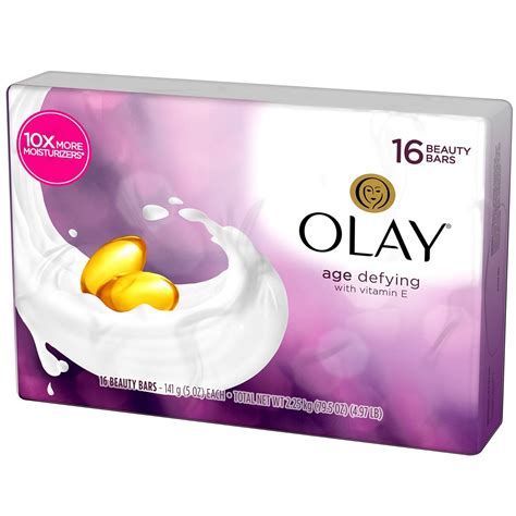 Olay Age Defying Beauty Bars Bath Soap With Vitamin E 16