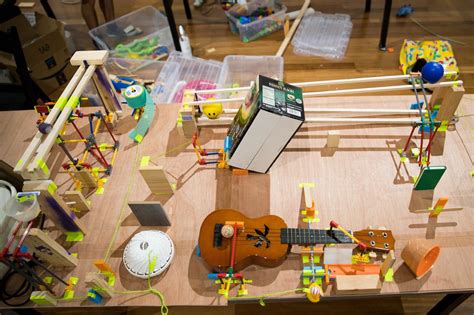 A Giant Rube Goldberg Machine Is Being Assembled At The Tech