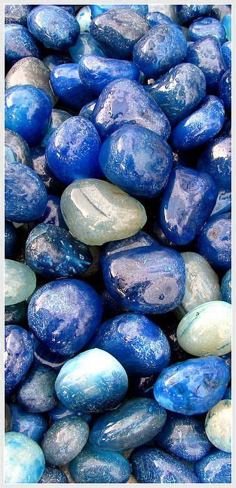 Blue Stones Pebbles Cool Pictures For Wallpaper Beautiful Nature