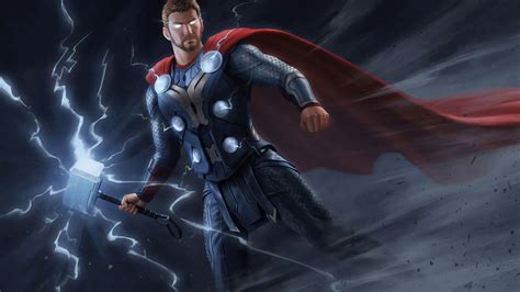 Thor Art Wallpapers Top Free Thor Art Backgrounds Wallpaperaccess