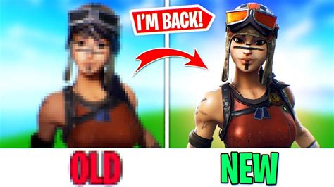 The Renegade Raider Is Officially Back In Fortnite Proof Youtube