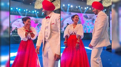 Neha Kakkar Rohanpreet Singhs Performance From Their Sangeet Ceremony Goes Viral