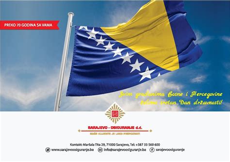 Čestitka Povodom 25novembra Dana Državnosti Bih Sarajevo Osiguranje