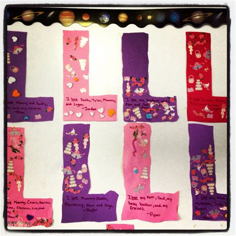 Letter L Preschool Activities L Is For Love Letter A Crafts Letter