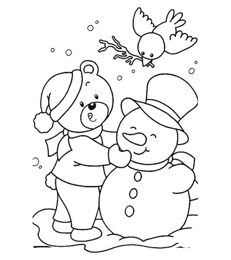 Season and Weather Coloring Pages - MomJunction