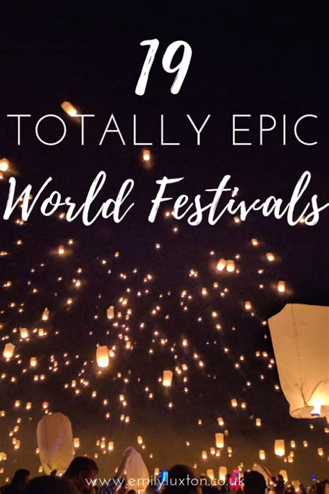 19 Epic Festivals Around The World To Add To Your 2021 Travel List