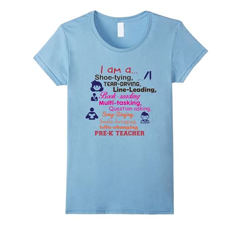 Womens Preschool Teacher T Shirt Pre K Teachers Shirt Anz Anztshirt