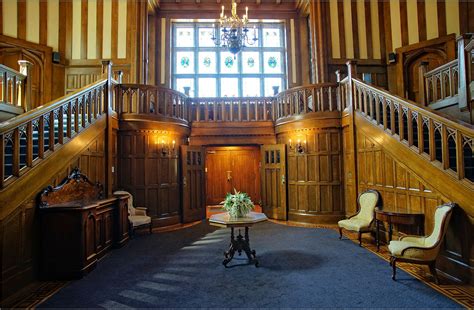 Entry Hall Of The Hatley Park Estate Also Known As Hatley Castle