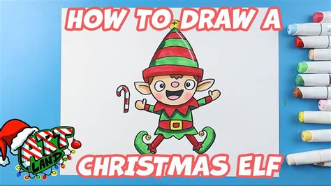How To Draw A Christmas Elf Youtube