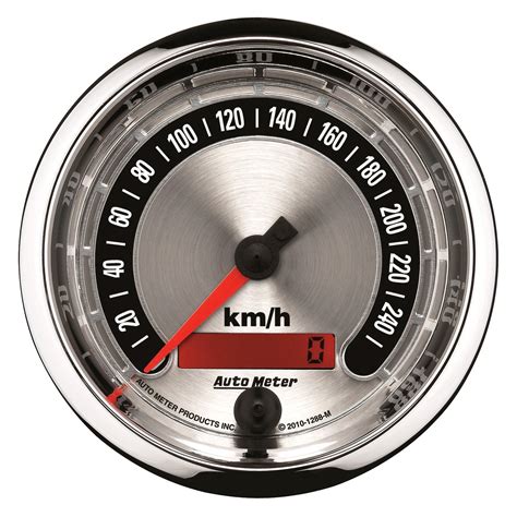 Auto Meter® 1288 M American Muscle Series 3 38 Speedometer Gauge 0